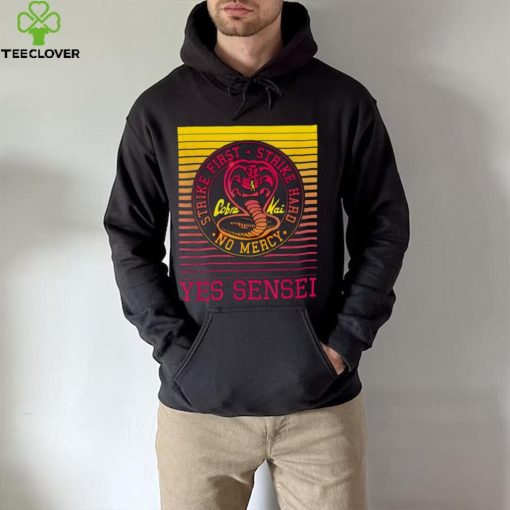 Yes Sensei Retro Gradient Cobra Kai Cobra Kai New Design T Shirt