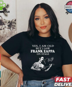 Yes, i am old but i saw frank zappa on stage shirt
