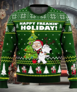Happy Freakin Holidays Family Guy Ugly Christmas Sweater