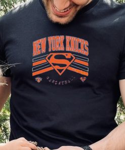 New York Knicks X DC NYK Superman Basketball T Shirt