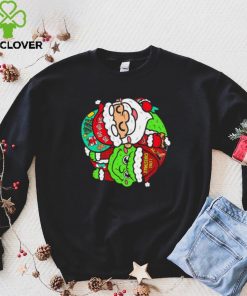 Yin and Yang I stole Christmas Santa Claus and Grinch hoodie, sweater, longsleeve, shirt v-neck, t-shirt