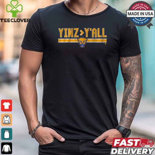 Yinz over Y’All Pittsburgh Panthers football t shirt