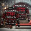 Guns N Roses Merry Xmas Guns Candy Crane Logo Holiday Theme 2024 Knitted Ugly Christmas Sweater