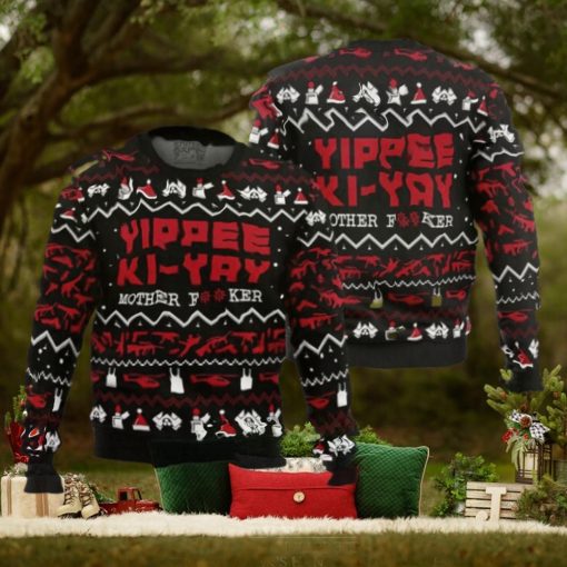 Yippe Ki Yay Die Hard Xmas Gift For Family 2024 Ugly Christmas Sweater