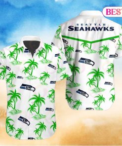 Tropical NFL Seattle Seahawks Button Shirt