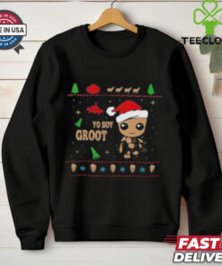 Yo Soy Groot Ugly Santa Hat Merry Christmas shirt