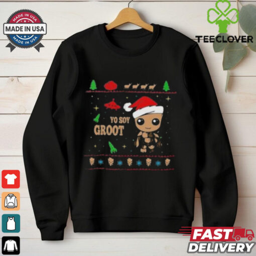 Yo Soy Groot Ugly Santa Hat Merry Christmas shirt