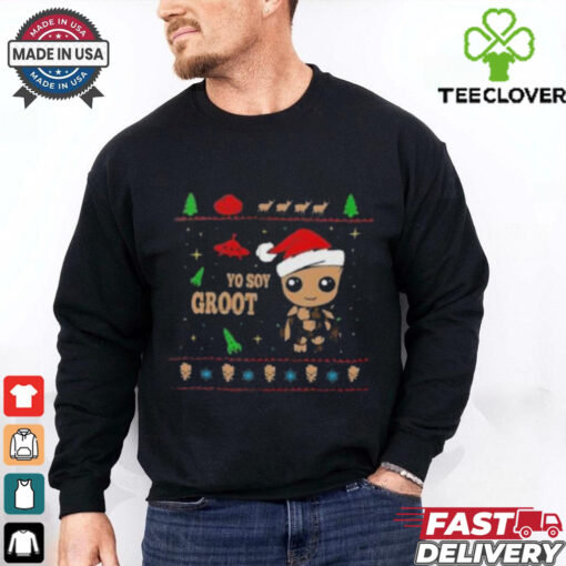 Yo Soy Groot Ugly Santa Hat Merry Christmas shirt