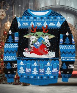 Yoda Bud Light Ugly Christmas Sweater
