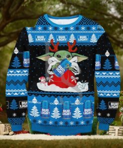 Yoda Bud Light Ugly Christmas Sweater
