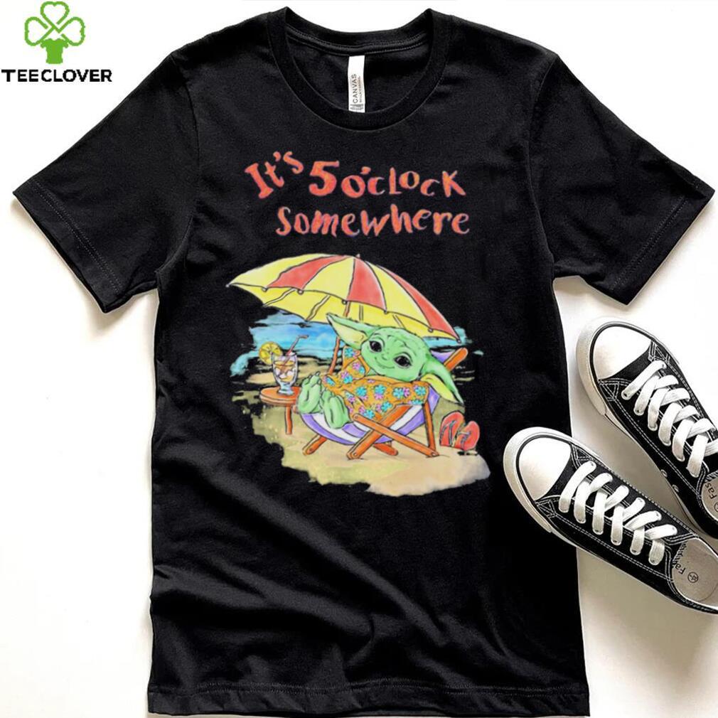 Yoda It’s 5 O’clock Somewhere Holiday Shirt Yoda It’s 5 O’clock Somewhere Holiday Shirt