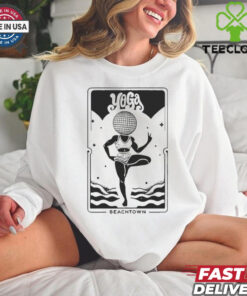 Yoga Beachtown Humani Hurricane Relief Disco T shirt