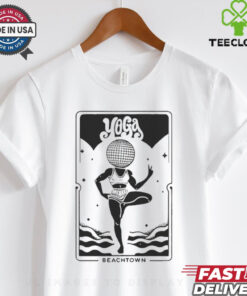 Yoga Beachtown Humani Hurricane Relief Disco T shirt