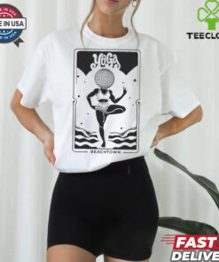 Yoga Beachtown Humani Hurricane Relief Disco T shirt