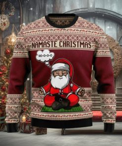 Yoga Santa Clause Ugly Christmas Sweater Special Gift For Loved Ones 1 Yoga Santa Clause Ugly Christmas Sweater Special Gift For Loved Ones