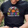 Sunflower Latino Countries Flags Hispanic Heritage Month New Design T Shirt0