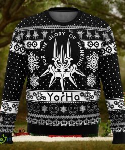 Yorha Nier Automata Cute Ugly Christmas Sweater Christmas Gift For Family