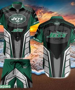 York Jets NFL Summer Hawaiian Shirt And Short For Best Fans New Trends For This Summer Beach