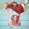 York Lions Ca Cis Grunge Polynesian Tattoo Pattern Hawaiian Shirt For Fans