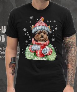 Yorshire Terrier Wearing Ugly Christmas Shirt Yorshire Terrier Coffee