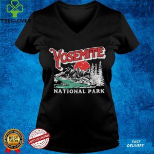 Yosemite National Park Retro 80s Mountains Distressed Shirt