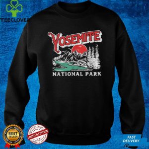 Yosemite National Park Retro 80s Mountains Distressed Shirt