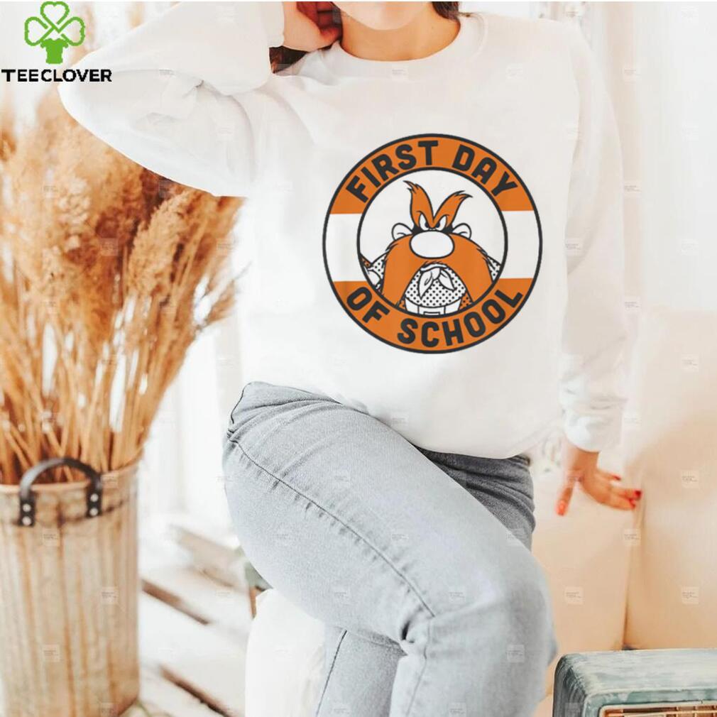 Yosemite Sam T Shirt Looney Tunes First Day Of School Circle T Shirt Yosemite Sam T Shirt Looney Tunes First Day Of School Circle T Shirt
