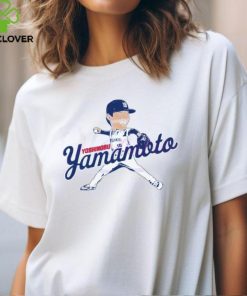 Yoshinobu Yamamoto Caricature MLB Player shirt