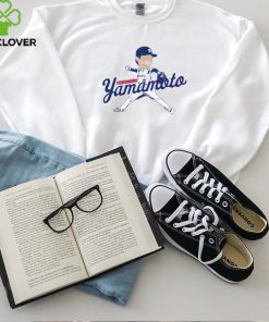 Yoshinobu Yamamoto Caricature MLB Player hoodie, sweater, longsleeve, shirt v-neck, t-shirt