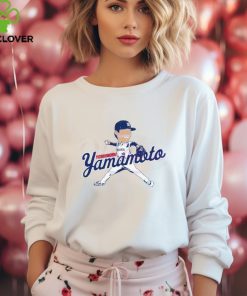 Yoshinobu Yamamoto Caricature MLB Player hoodie, sweater, longsleeve, shirt v-neck, t-shirt