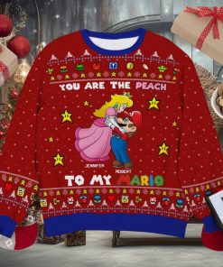 You Are The Peach Personalized 3D Knitted Ugly Sweater