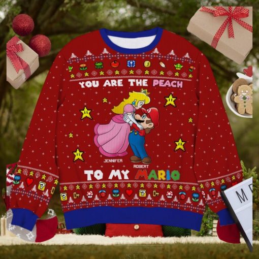 You Are The Peach Personalized 3D Knitted Ugly Sweater