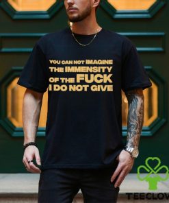 You Can Not Imagine The Immensity Of The Fuck I Do Not Give Shirt 2 You Can Not Imagine The Immensity Of The Fuck I Do Not Give Shirt