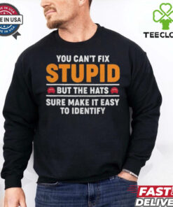 You Can’t Fix Stupid But The Hats Sure Make It Easy To Identify T shirt