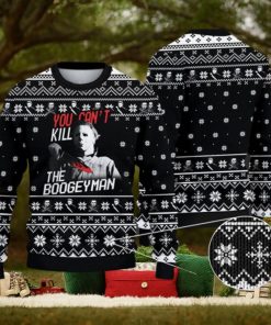 You Can’t Kill The Bogeyman Michael Myers Horror Ugly Christmas Sweater