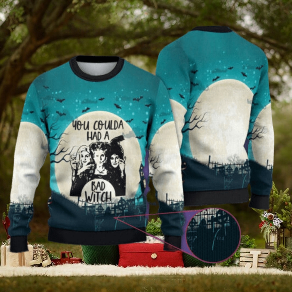 You Coulda Had A Bad Witch Christmas Ugly Sweater 3D Hocus Pocus Halloween – Home Decor, Personalized Gifts for Every Occasion You Coulda Had A Bad Witch Christmas Ugly Sweater 3D Hocus Pocus Halloween – Home Decor, Personalized Gifts for Every Occasion