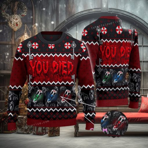 You Died Mutation Ugly Christmas Sweater