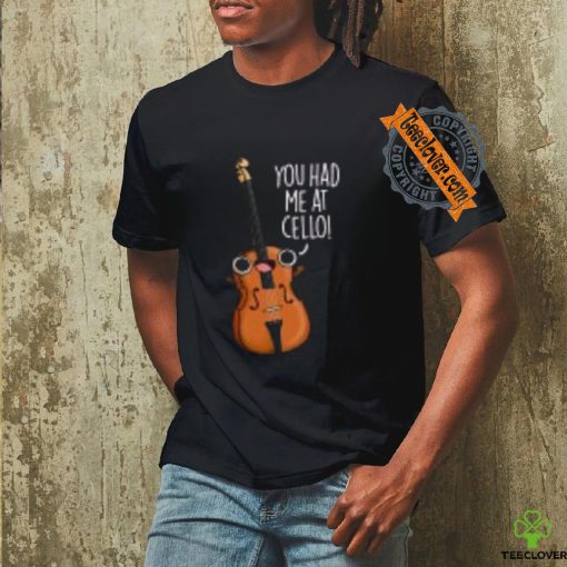 You Had Me At Cello Funny Music Pun Kids T Shirt