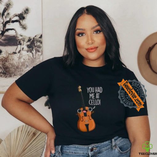 You Had Me At Cello Funny Music Pun Kids T Shirt