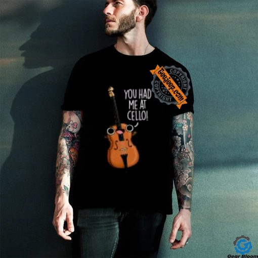 You Had Me At Cello Funny Music Pun Kids T Shirt