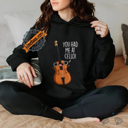 You Had Me At Cello Funny Music Pun Kids T Shirt