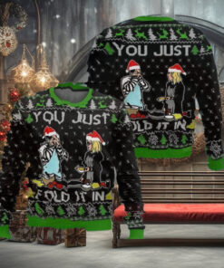 You Just Fold It In Meme Christmas Ugly Sweater