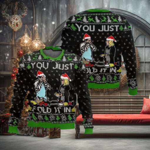 You Just Fold It In Meme Christmas Ugly Sweater