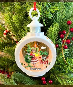 You Stole My Heart, Personalized Light Ornament, Christmas Gift For Couple TT