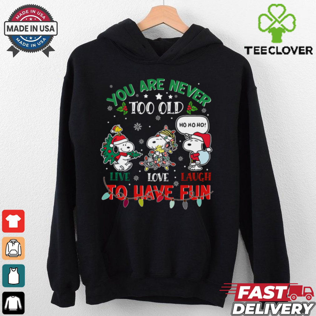 You are never too old to have fun shirt You are never too old to have fun shirt