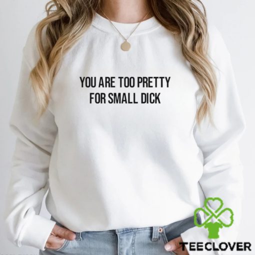 You are too Pretty For Small Dick Original hoodie, sweater, longsleeve, shirt v-neck, t-shirt