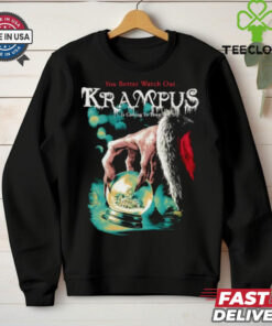 You better watch out Krampus is coming to town shirt