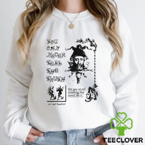 You can never tell the truth but you can tell something that sounds like it artwork t hoodie, sweater, longsleeve, shirt v-neck, t-shirt