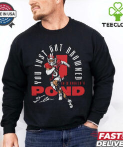 You just got drowned in D’Angelo Ponds 05 Indiana Hoosiers football signature shirt