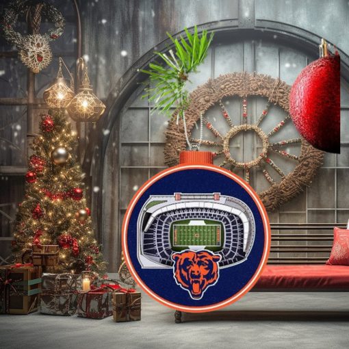 YouTheFan NFL Chicago Bears 3D StadiumView Ornament   Soldier Field